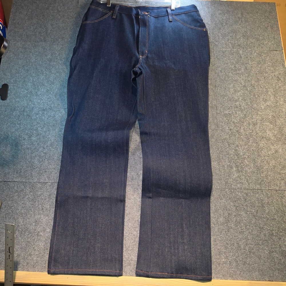Red Kap Work Pants Men 40x32 Blue Excellent Dark Wash Denim Jeans PD52DNO